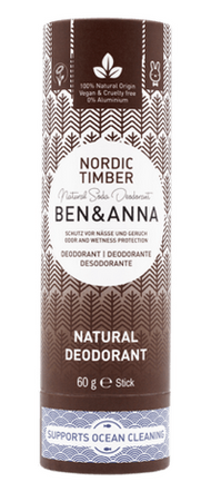 BEN&ANNA Dezodorant naturalny na bazie sody  Nordic Timber  60g