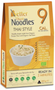 BETTER THAN NOODLES  Thai style Makaron konjac bezglutenowy  385g