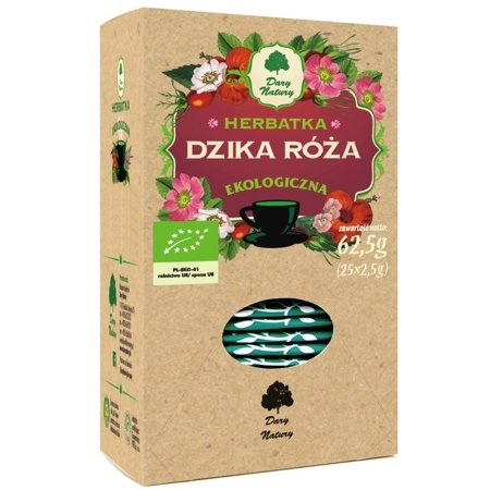 DARY NATURY Herbatka dzika róża EKO 25x2,5g (saszetki)