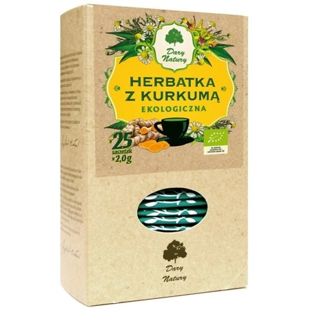 DARY NATURY Herbatka z kurkumą 25x2g (saszetki) 