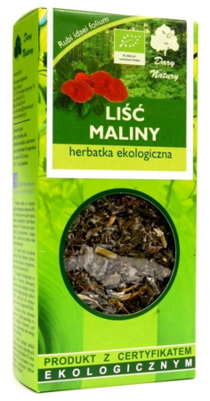 Dary Natury Liść Maliny herbatka ekologiczna 100% 25g