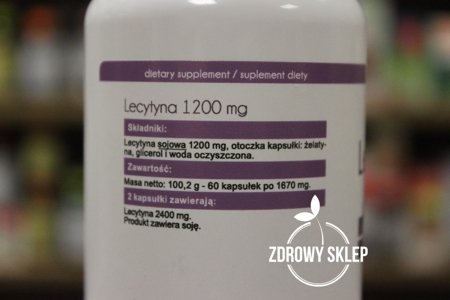 MyVita Lecytyna forte soja non-GMO 1200mg 60 kapsułek