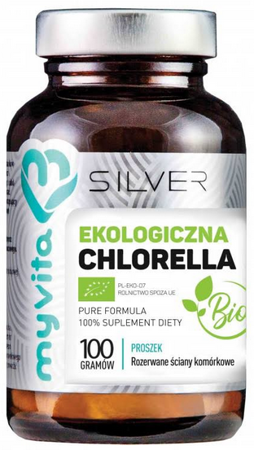 MyVita SILVER Chlorella Bio proszek 100g