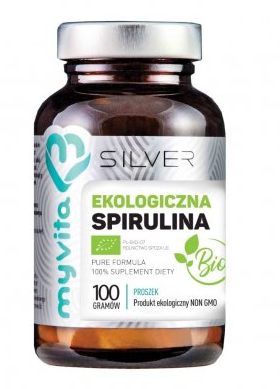 MyVita Silver Spirulina Platensis BIO Proszek 100 g 