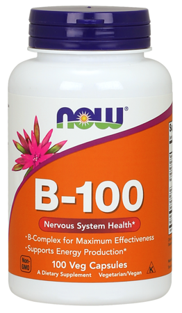 NOW Foods B-100 witamina B-Complex 100 vege kapsułek