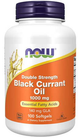 NOW Foods Black Currant Oil Olej z czarnej porzeczki 1000mg 100 kapsułek