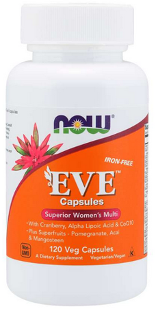 NOW Foods EVE Multiwitamina dla kobiet 120 vege kapsułek