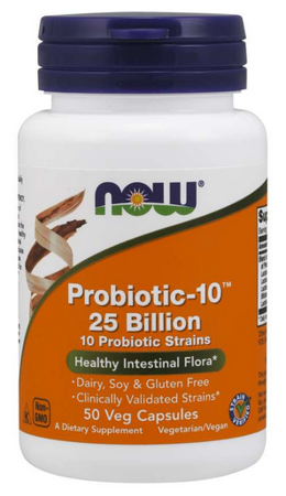 NOW Foods Probiotic 10 25 Billion  50 vege kapsułek