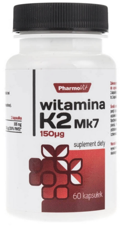 PharmoVit K2 MK-7 witamina 150mcg 60 kapsułek