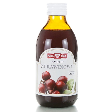 Polska Róża SYROP Żurawinowy 250ml