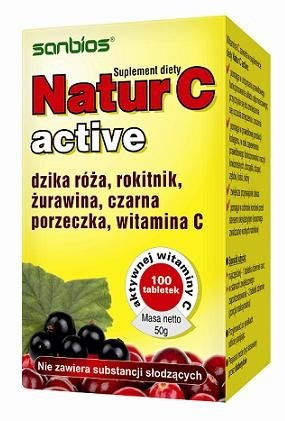 Sanbios Natur C witamina active 100 tabletek