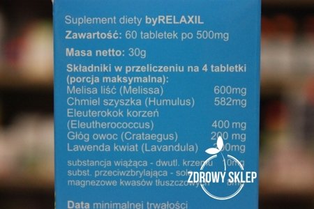 Sanbios by-RELAXIL spokój sen odporność 60 tabletek