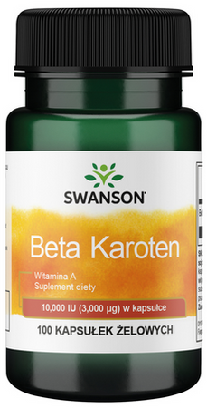 Swanson Beta Karoten 10000 IU 100 kapsułek (witamina A)