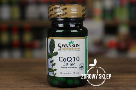 Swanson CoQ10 koenzym Q10 ubichinon antyoksydant 30mg 60 kapsułek