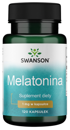 Swanson Melatonin melatonina 1mg 120 kapsułek