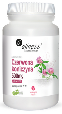 aliness Czerwona koniczyna 500mg 90 vege kapsułek